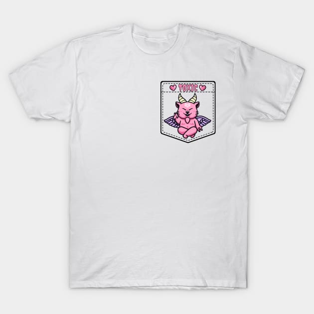 Cat Baphomet T-Shirt by Rockadeadly